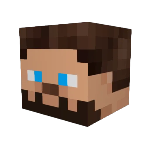 TheCrazySwordman Minecraft avatar head, 3D render