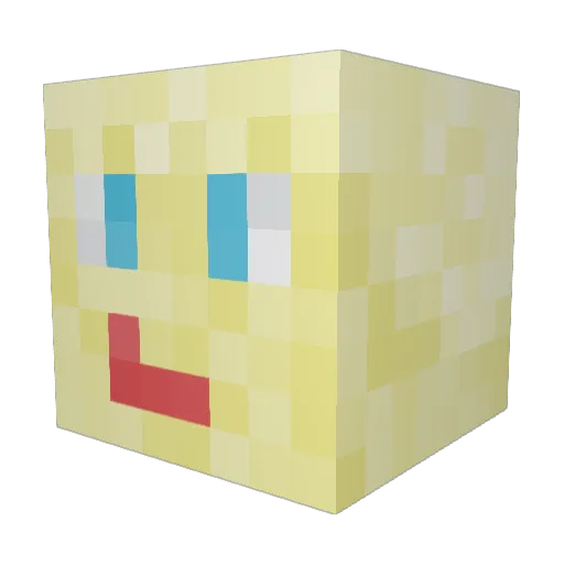 TheCrazyTaco129 Minecraft avatar head, 3D render