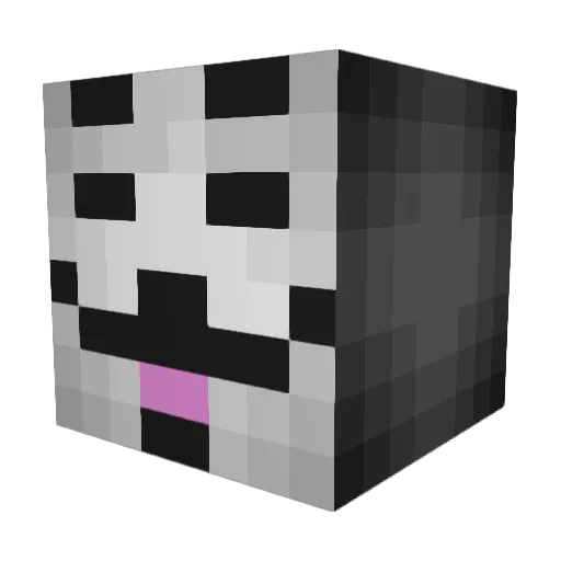 TheCrazyman1 Minecraft avatar head, 3D render