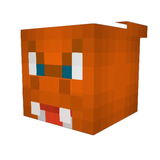 TheCreator6666 Minecraft avatar head, 3D render