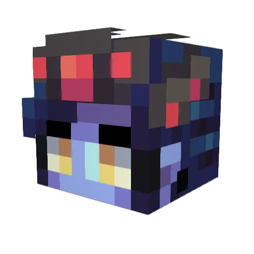 TheCreatorG Minecraft avatar head, 3D render