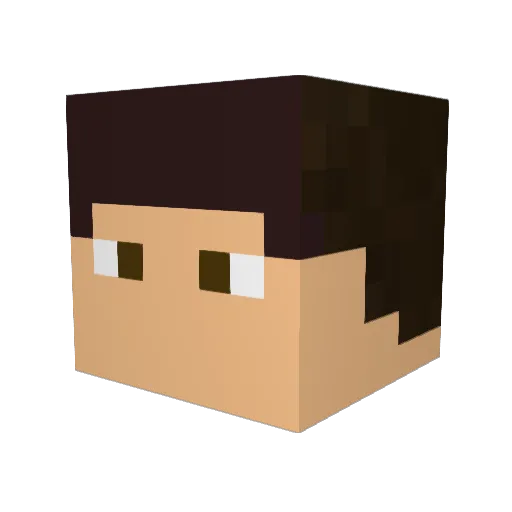 TheCreeper0503 Minecraft avatar head, 3D render