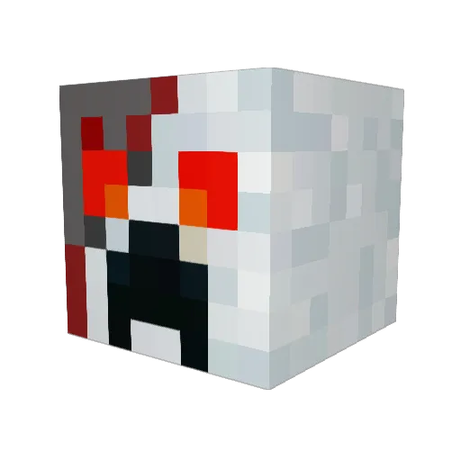 TheCreeperHD Minecraft avatar head, 3D render