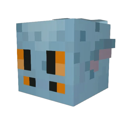 TheCrimsonFire Minecraft avatar head, 3D render