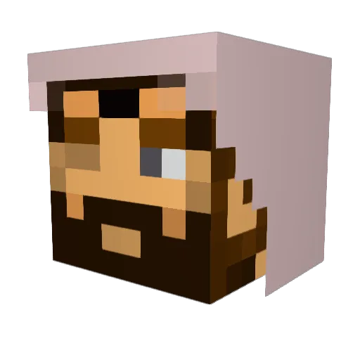 TheCrimsonKing55 Minecraft avatar head, 3D render