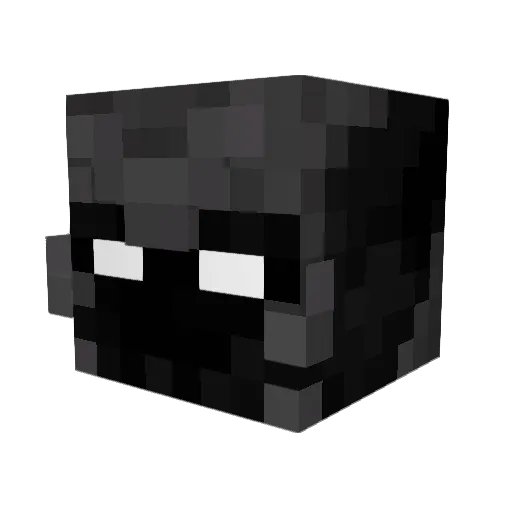 TheCrossWings Minecraft avatar head, 3D render