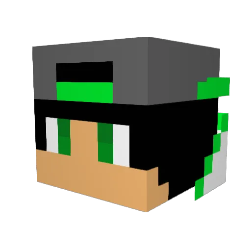 TheCruiseMissle Minecraft avatar head, 3D render