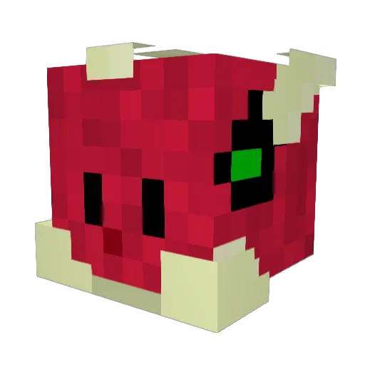 TheCrusher126 Minecraft avatar head, 3D render