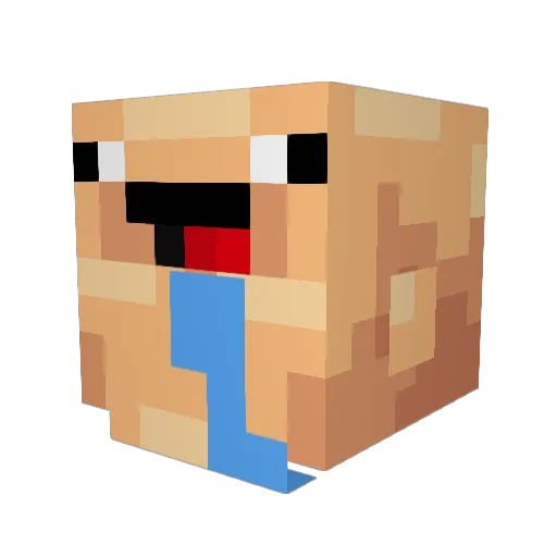 TheCrusty1 Minecraft avatar head, 3D render