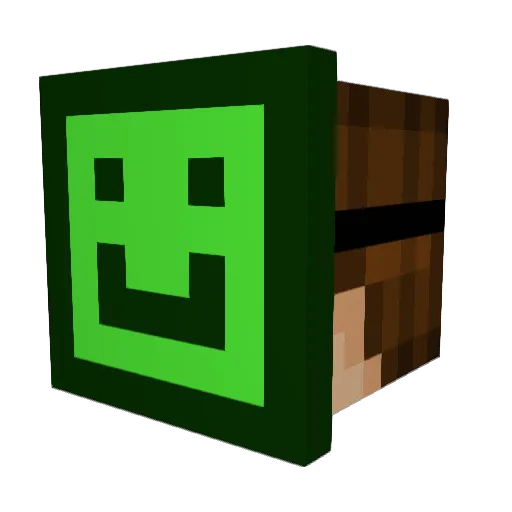 TheCruzerH11 Minecraft avatar head, 3D render
