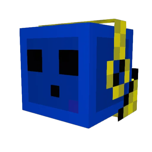 TheCrystalGamer Minecraft avatar head, 3D render