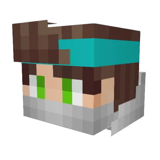 TheCubanCrafter0 Minecraft avatar head, 3D render
