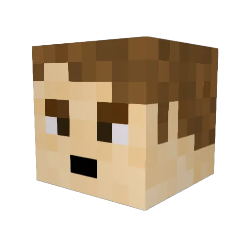 TheCuban_Missile Minecraft avatar head, 3D render