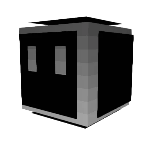 TheCubeTT Minecraft avatar head, 3D render