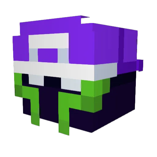 TheCypherX Minecraft avatar head, 3D render