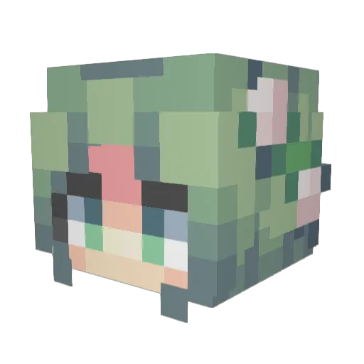 TheDaddyJoe Minecraft avatar head, 3D render