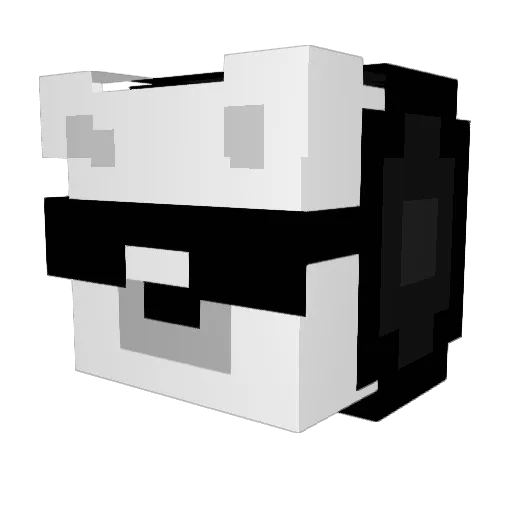 TheDangerGames2 Minecraft avatar head, 3D render