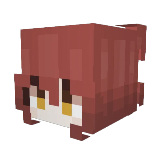 TheDannMak Minecraft avatar head, 3D render