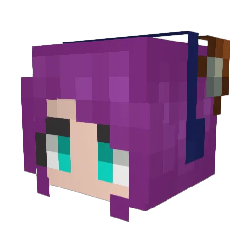 TheDapperAgent Minecraft avatar head, 3D render