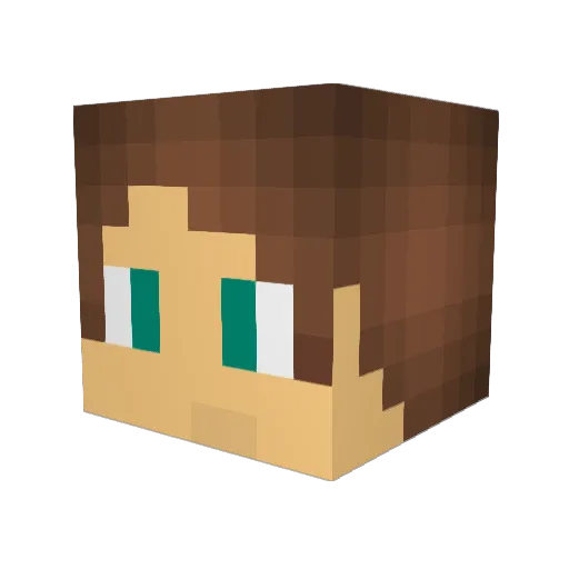 TheDapperDoctor Minecraft avatar head, 3D render