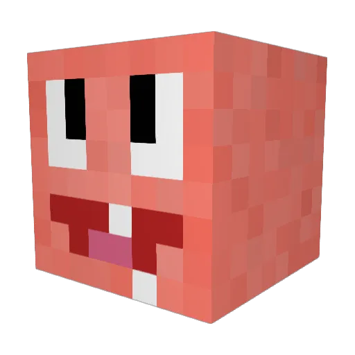 TheDapperGinger Minecraft avatar head, 3D render