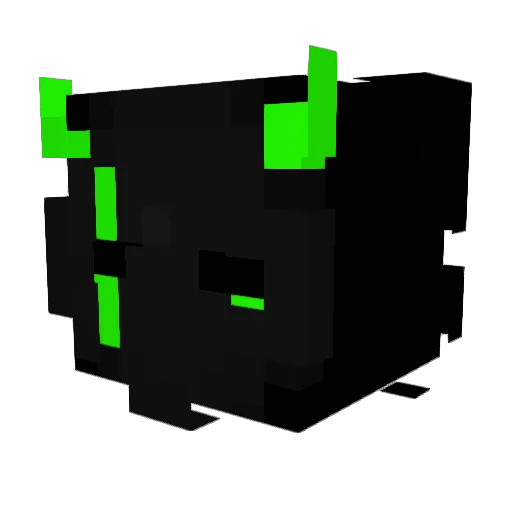 TheDarkDragon41 Minecraft avatar head, 3D render