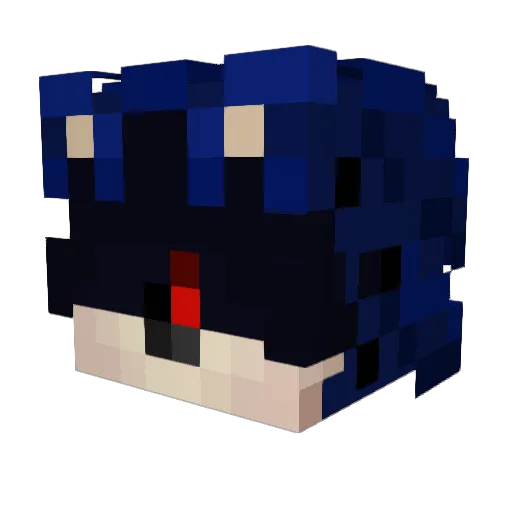 TheDarkGKnight Minecraft avatar head, 3D render