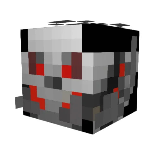 TheDarkLordess Minecraft avatar head, 3D render