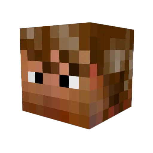 TheDarkNoon Minecraft avatar head, 3D render