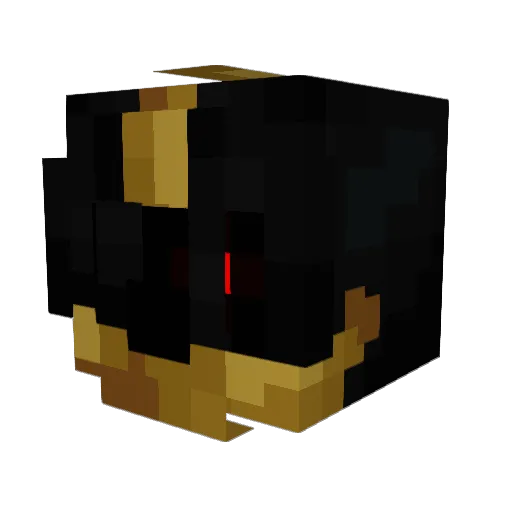 TheDarkOne645 Minecraft avatar head, 3D render