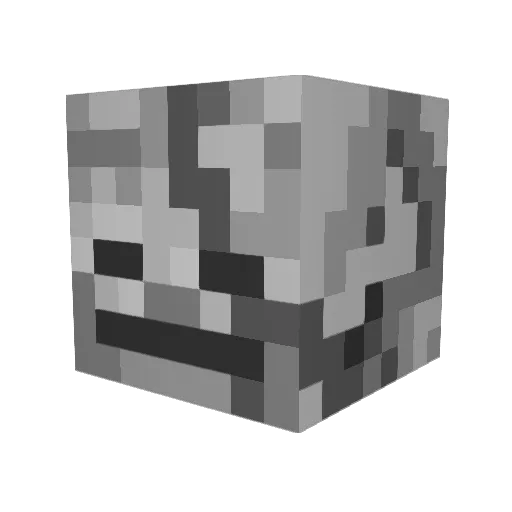 TheDarkParticl Minecraft avatar head, 3D render