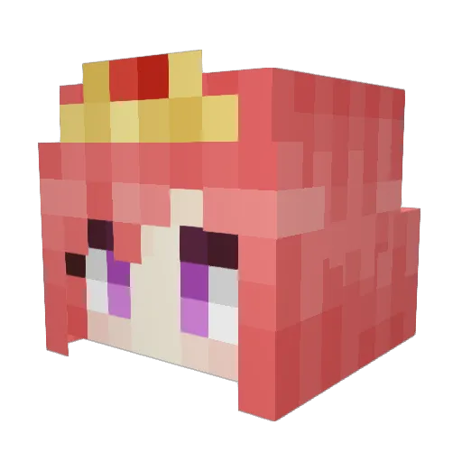 TheDarkSausage Minecraft avatar head, 3D render