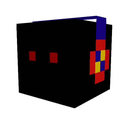 TheDarkSniper09 Minecraft avatar head, 3D render