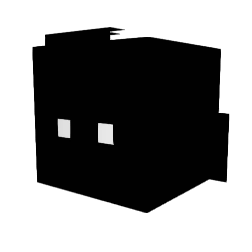 TheDarkSouls503 Minecraft avatar head, 3D render