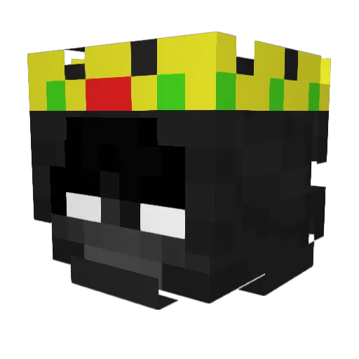 TheDarkVoid1234 Minecraft avatar head, 3D render