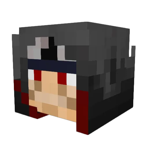 TheDark_Fra Minecraft avatar head, 3D render