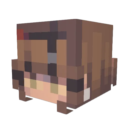TheDark_Pheonix Minecraft avatar head, 3D render