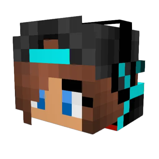 TheDark_Phoenix Minecraft avatar head, 3D render