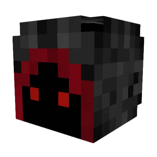 TheDarklord99 Minecraft avatar head, 3D render