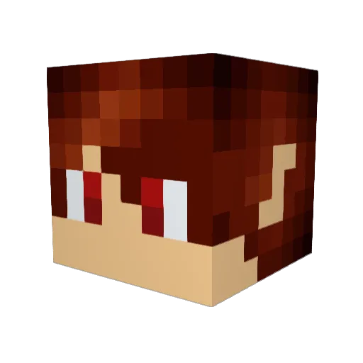 TheDarknedSlayer Minecraft avatar head, 3D render