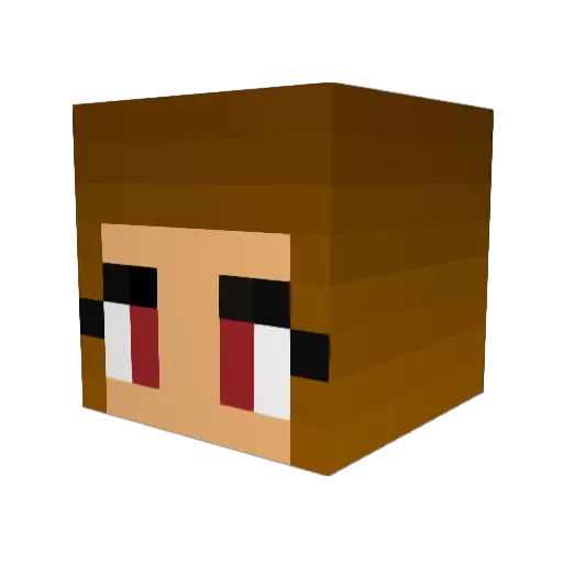 TheDarknessNight Minecraft avatar head, 3D render