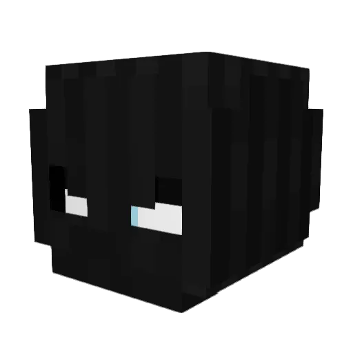 TheDarks_ Minecraft avatar head, 3D render