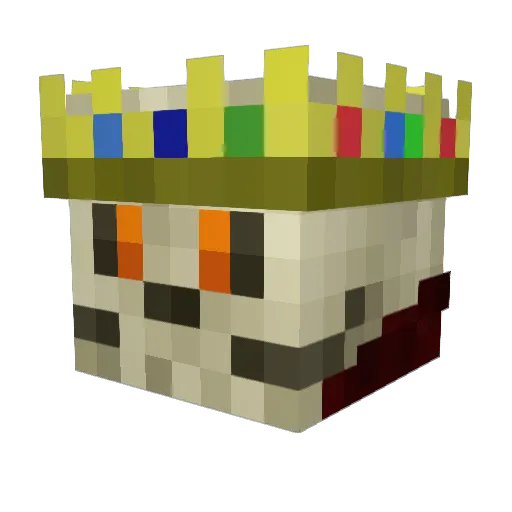 TheDarlich Minecraft avatar head, 3D render