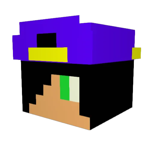 TheDavexpert Minecraft avatar head, 3D render