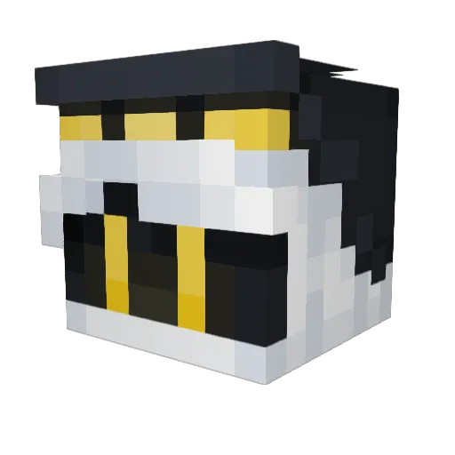 TheDeWily Minecraft avatar head, 3D render