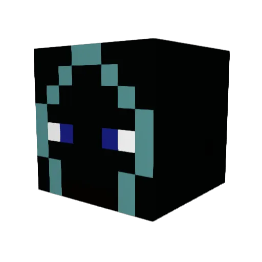 TheDeadFish_2 Minecraft avatar head, 3D render