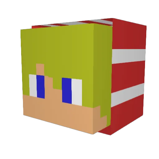 TheDead_MouseBR Minecraft avatar head, 3D render