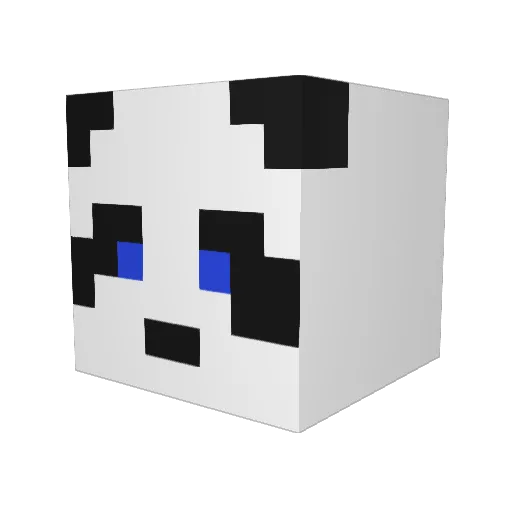 TheDeadlyBong Minecraft avatar head, 3D render