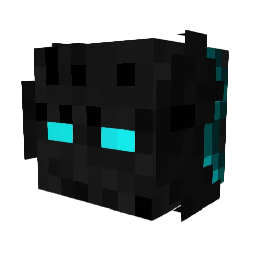 TheDeathEternal Minecraft avatar head, 3D render