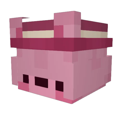 TheDeathPatrol Minecraft avatar head, 3D render